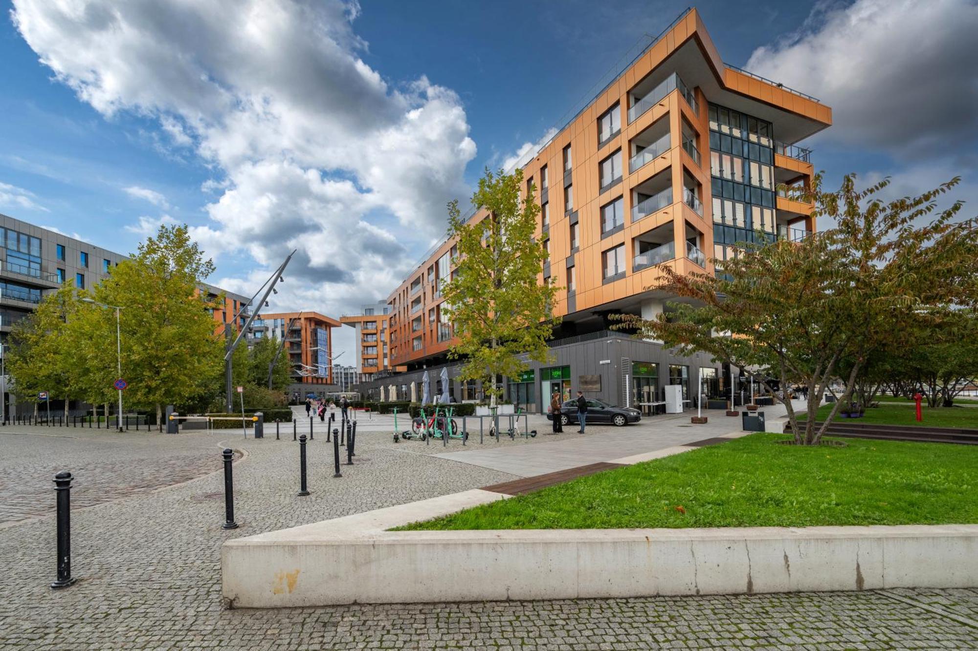 Apartment Brabank Riverside Stara Stocznia Premium Sauna & Gym Gdansk Dış mekan fotoğraf